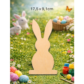 Królik 5 17,5cm, królik 17,5cm, sklejka 3mm